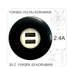 USB TYPE A X 2 ŞARJ CİHAZI